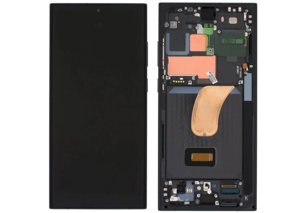 Samsung Galaxy S23 Ultra SM-S918 Lcd Ekran Dokunmatik Çıtalı